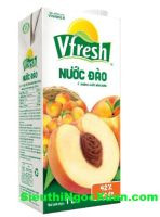 Nước đào ép 42% Vfresh hộp 1L