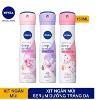 Xịt Ngăn Mùi Serum Dưỡng Trắng Da Nivea Whitening Deep Serum 48H Anti-Perspirant 150ml