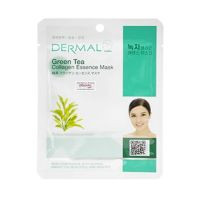 Mặt nạ chiết xuất chè xanh Dermal green tea Collagen Essence Mask 23g